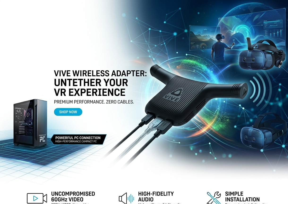 HTC Vive Wireless Adapter PC – Black