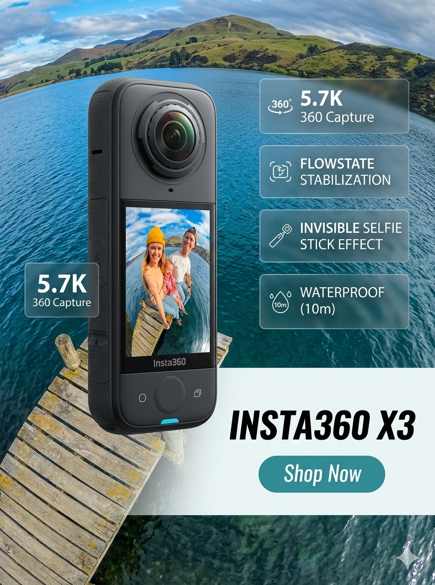 Insta360 X4 Air 360°(Black)