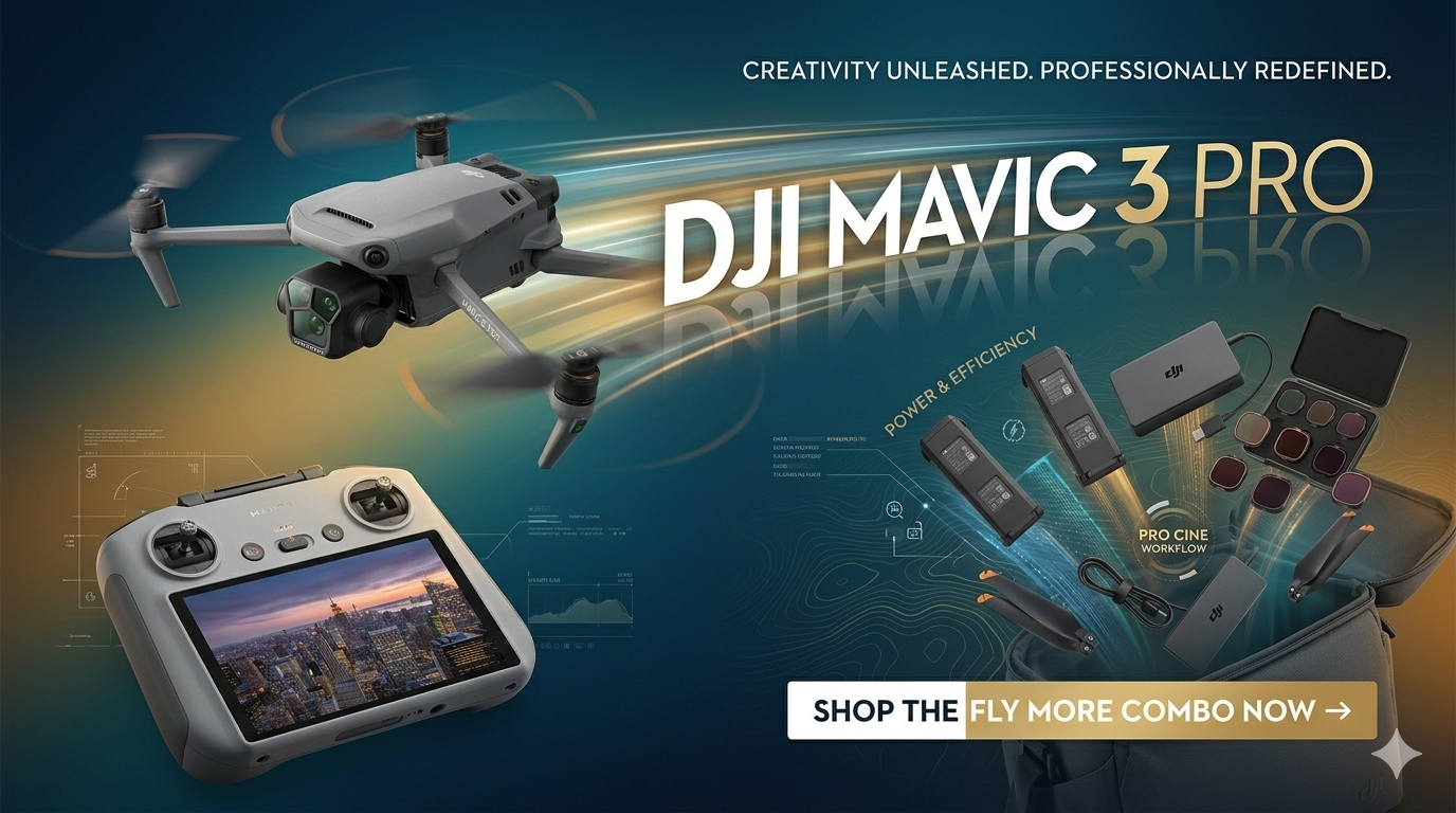 DJI Mavic 3 pro Fly more combo with DJI RC