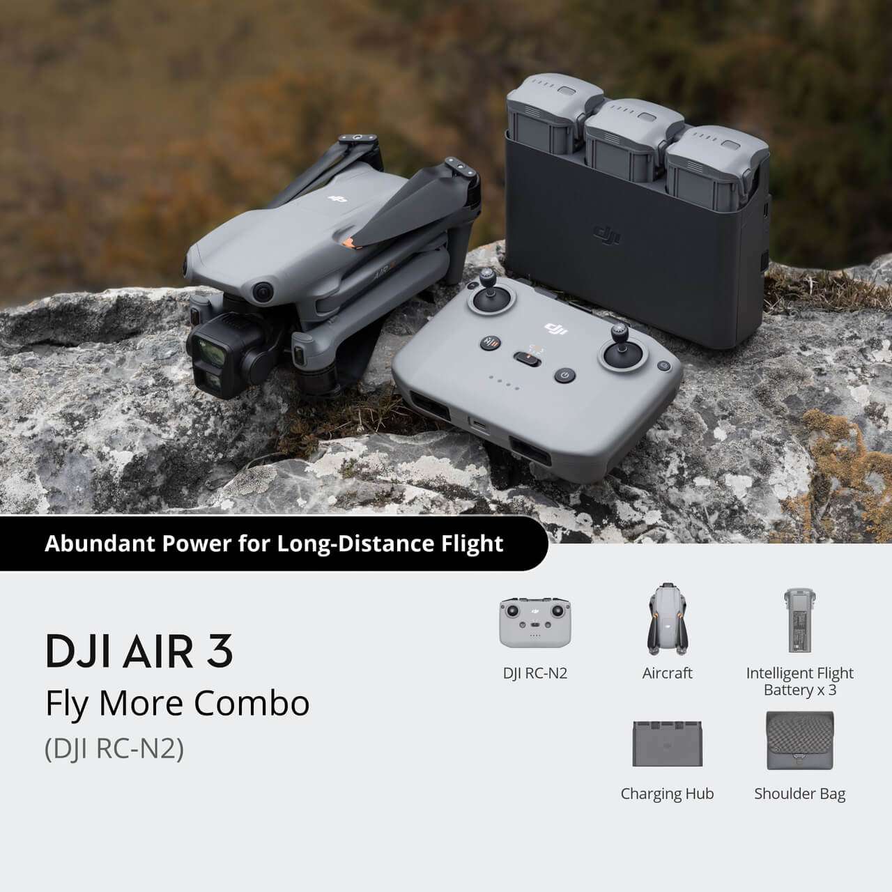 DJI Air 3 Fly More Combo with RC-N2