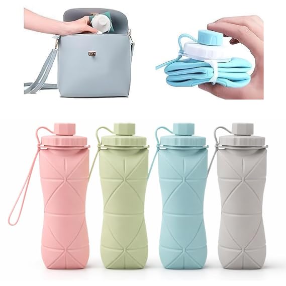 Collapsible Silicone Water Bottle