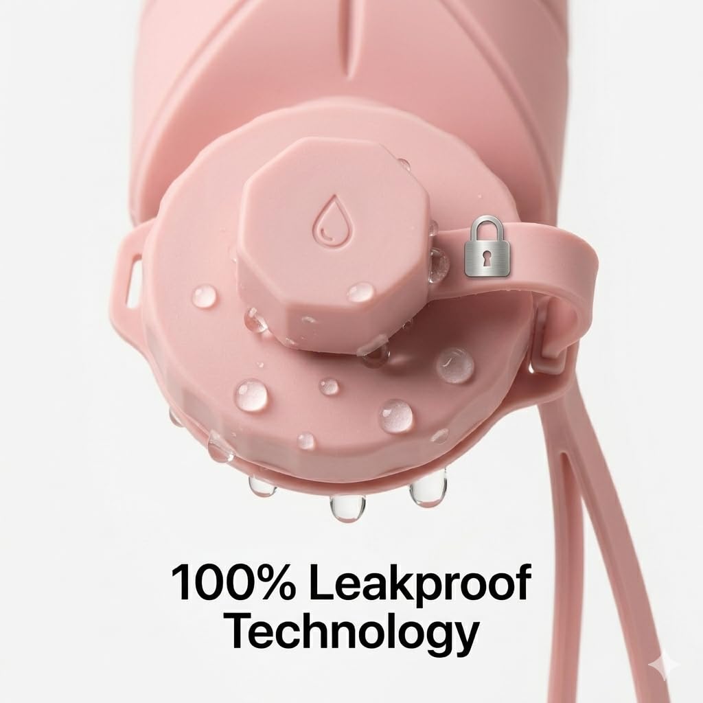 Collapsible Silicone Water Bottle