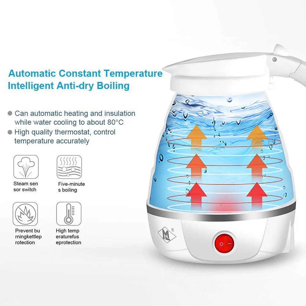 Foldable Silicone Travel Kettle