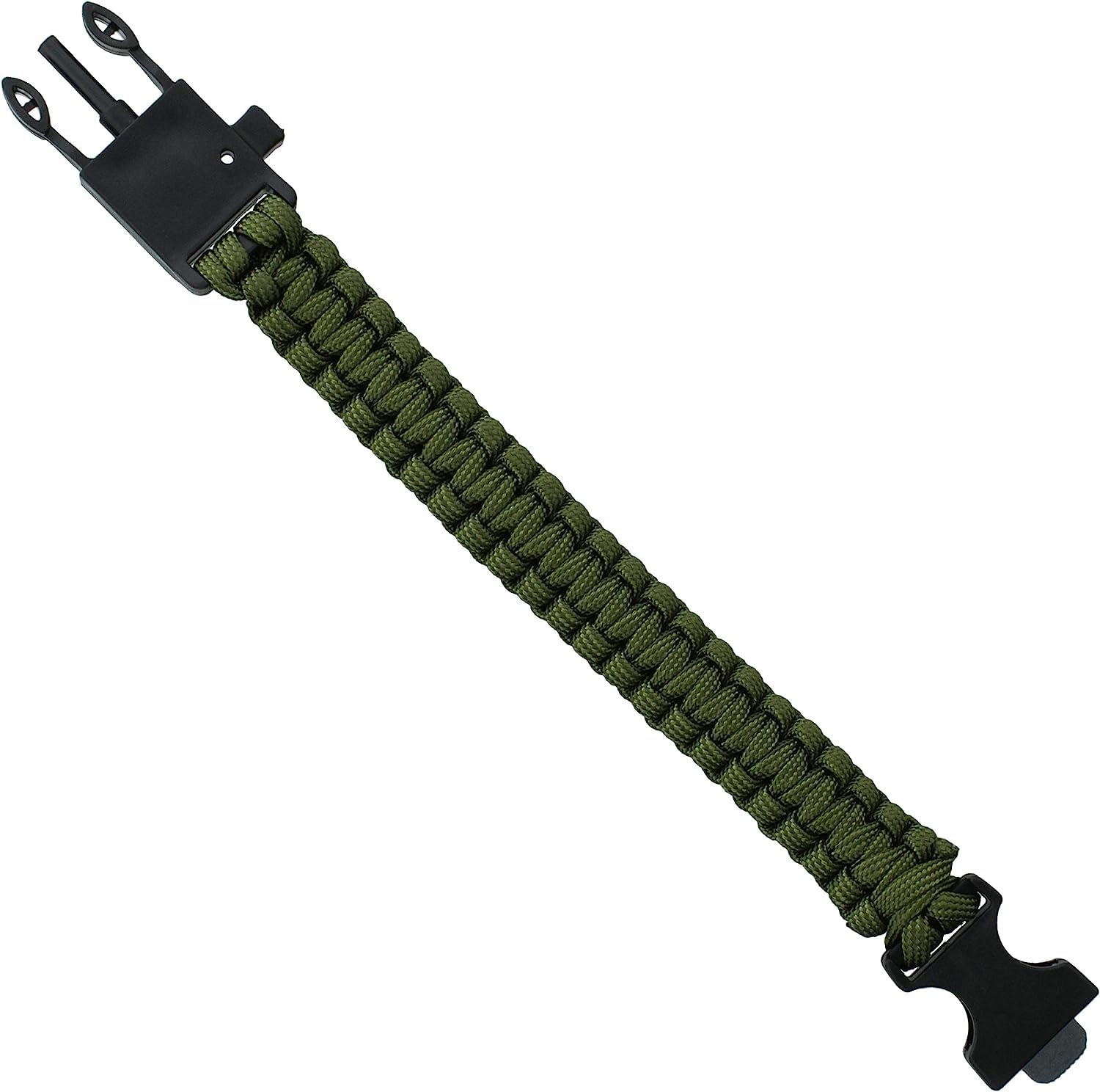 4 in 1 Survival Paracord Bracelet (Army Green)