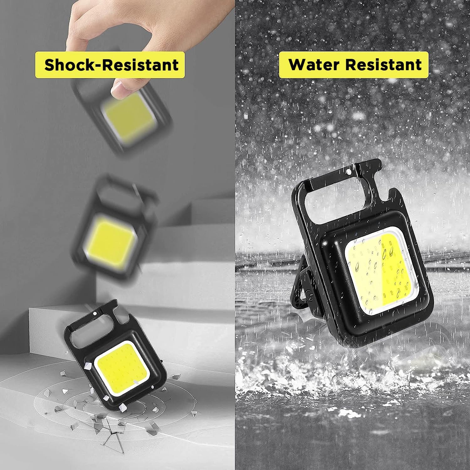 Mini Cob Keychain and Magnetic Flashlight