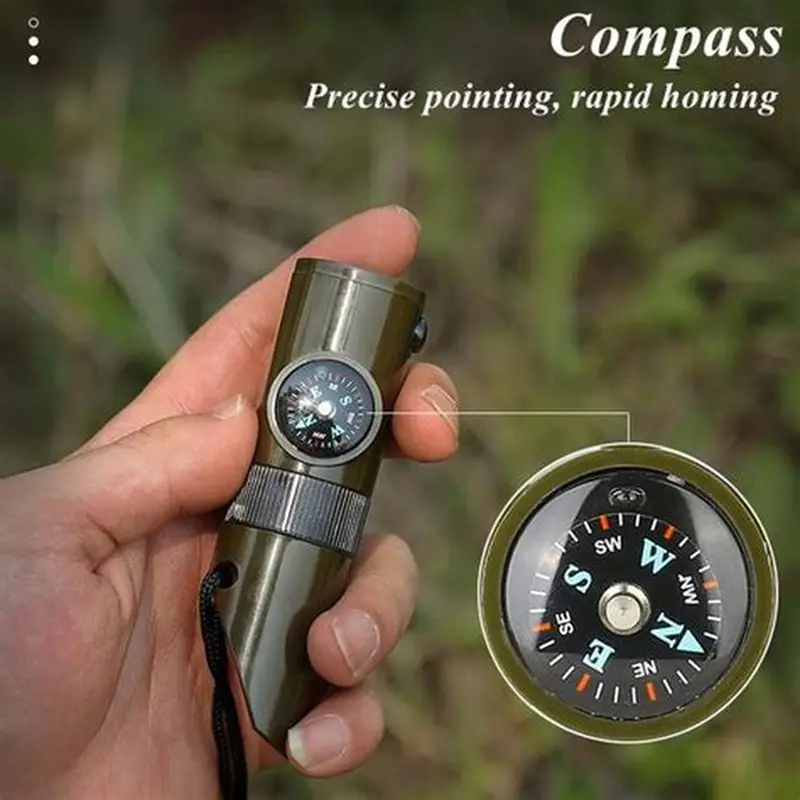 7 in 1 Multifunctional Survival Whistle