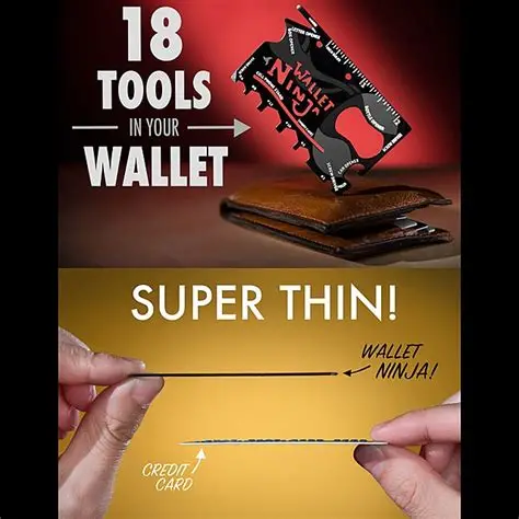 Ninja 18-in-1 Multi-Purpose Credit Card Size Pocket Tool
