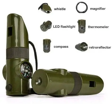 7 in 1 Multifunctional Survival Whistle