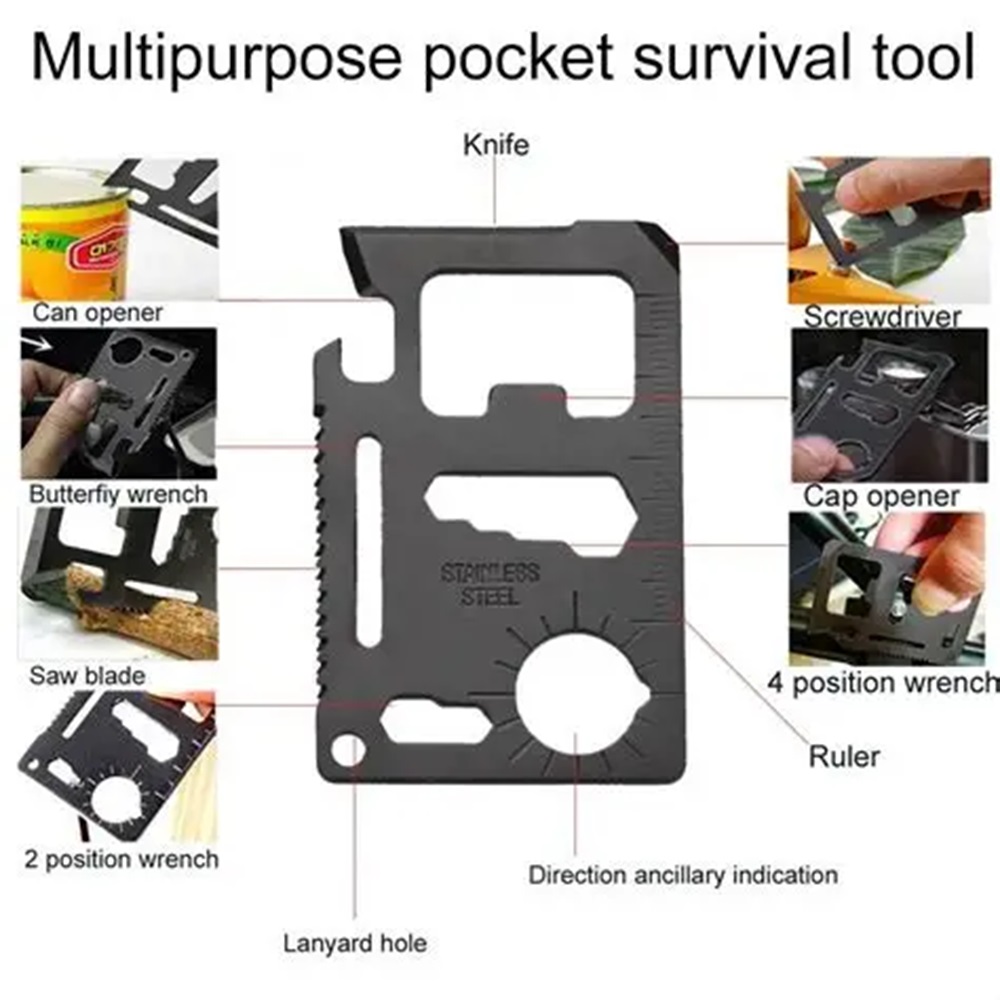 11 in 1 Credit Card Multi-Tool