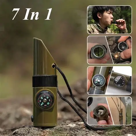 7 in 1 Multifunctional Survival Whistle