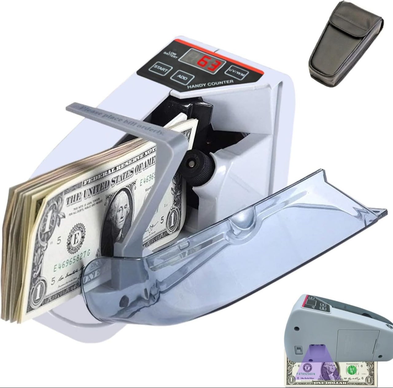 Portable Mini Note Counting Machine