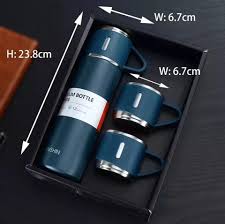 Vacuum flask Steel Insulated Cup Set of 3