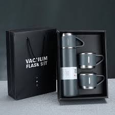 Vacuum flask Steel Insulated Cup Set of 3
