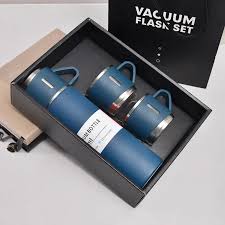 Vacuum flask Steel Insulated Cup Set of 3
