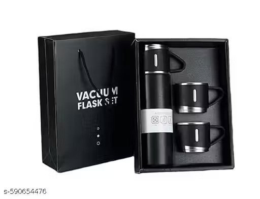 Vacuum flask Steel Insulated Cup Set of 3