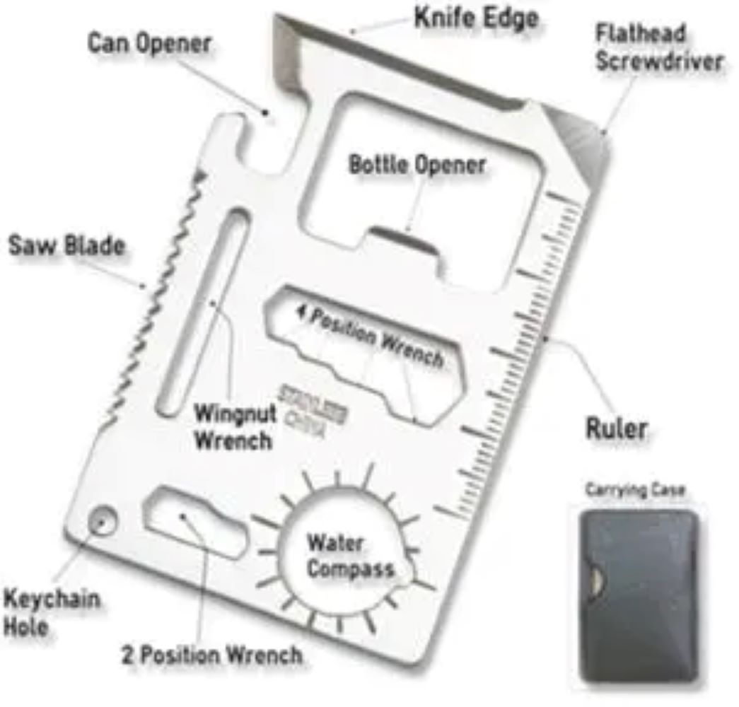 11 in 1 Credit Card Multi-Tool